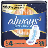 Always Ultra Thin Always Ultra Thin Pads with Flexi-Wings, Size 4, 36 CT, 36 Each