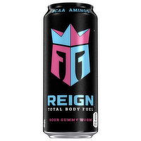 Reign Energy Drink, Sour Gummy Worm, 16 Fluid ounce