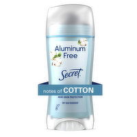 Secret Aluminum Free Aluminum Free Deodorant for Women, Cotton, 2.4 oz, 2.4 Ounce