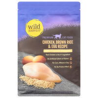 Wild Harvest Cat Food, for Cats of all Ages, Premium, Chicken, Brown Rice & Egg Recipe,, 48 Ounce