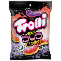 Trolli Gummi Candy, Sour Crawlers, Duo, 4.25 Ounce