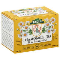 Tadin Herbal Tea, Chamomile, Bags, 24 Each