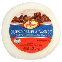 El Viajero Fresh Part Skim Milk Queso Panela Basket Cheese, 12 Ounce