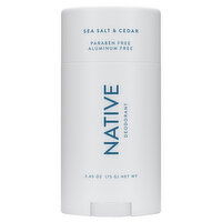 Native Deodorant, Sea Salt & Cedar, 2.65 Ounce