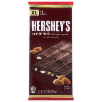 Hershey's Mildly Sweet Special Dark XL Chocolate with Almonds, 4.25 Ounce