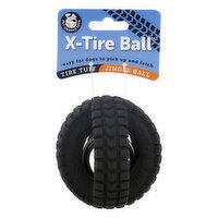 Pet Qwerks Dog Toy, Jingle X-Tire Ball, 3-1/2 inch, 1 Each