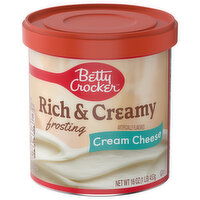 Betty Crocker Rich & Creamy Cream Cheese Frosting, 16 Ounce