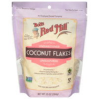 Bob's Red Mill Coconut Flakes, Unsweetened, Unsulfured, 10 Ounce