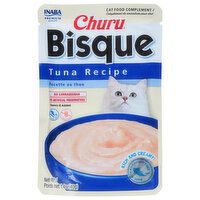 Inaba Churu Cat Food Complement, Tuna Recipe, Bisque, 1.4 Ounce