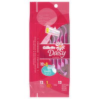 Gillette Daisy Razors, Disposable, Classic, 13 Each