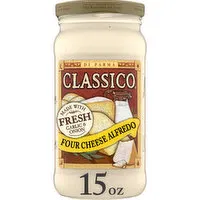 Classico Four Cheese Alfredo Pasta Sauce, 15 Ounce