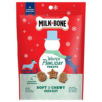 Milk-Bone Treats, Chicken Recipe, Soft & Chewy, Winter Pawliday, 4.5 Ounce