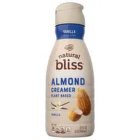 Coffee-Mate Natural Bliss Creamer, Plant Based, Vanilla, Almond, 32 Fluid ounce