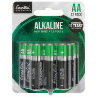 Essential Everyday Batteries, AA, 12 Pack, 12 Each