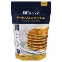 Keto And Co Keto Baking Mix, Pancake & Waffle, 9.3 Ounce