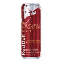 Red Bull Peach Edition Energy Drink, Peach Nectarine, 114mg Caffeine, 12 Fluid ounce