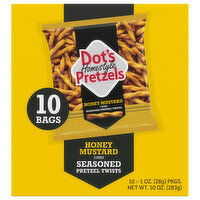 Dot's Homestyle Pretzels Pretzel Twists, Seasoned, Honey Mustard Flavored, 10 Each