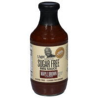 G Hughes BBQ Sauce, Sugar Free, Maple Brown Flavored, Smokehouse, 18 Ounce