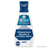 Crest Pro Health Advanced Pro-Health Advanced Mouthwash, Alcohol Free, Extra Whitening, Energizing Mint Flavor, 32 Fluid ounce
