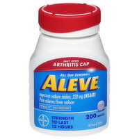 Aleve Pain Reliever/Fever Reducer, Tablets, 200 Each