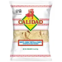 Calidad White Corn Tortilla Chips, 11 Ounce