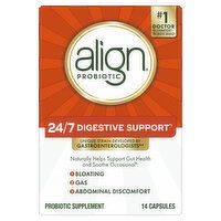 Align Digestive Support Align Probiotic, Daily Probiotic Supplement, 14 Capsules, 14 Each