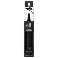 e.l.f. Blackest Black Wide Glide Eyeliner Pen, 0.08 Fluid ounce