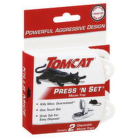 Tomcat Mouse Traps, Press 'N Set, 2 Each