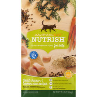 Rachael Ray Nutrish Rachael Ray Nutrish Super Premium Food For Cats Real Chicken & Brown Rice Recipe, 3 Pound