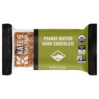 Kate's Real Food Bar, Peanut Butter Dark Chocolate, 2.2 Ounce