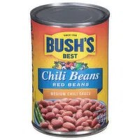 Bush's Best Chili Beans, Medium Chili Sauce, Red Beans, 16 Ounce