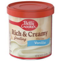 Betty Crocker Rich & Creamy Vanilla Frosting, 16 Ounce