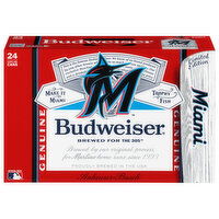 Budweiser Beer, Miami Marlins, 24 Each