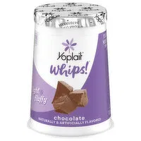 Yoplait Whips! Yogurt Mousse, Chocolate, 4 Ounce