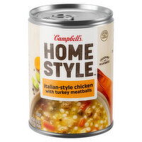 Campbell's® Homestyle Homestyle Italian-Style Chicken Soup With Turkey Meatballs, 16.1 Ounce