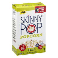 SkinnyPop Popcorn, Sea Salt, 3 Each