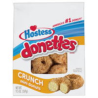 Hostess Donettes Donuts, Crunch, Mini, 9.5 Ounce