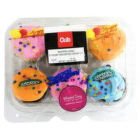 Cub Bakery Assorted Cupcakes with Whipped Icing 6 Count, 1 Each