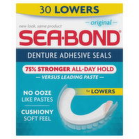 Sea Bond Denture Adhesive Wafers, Lowers, Original, 30 Each