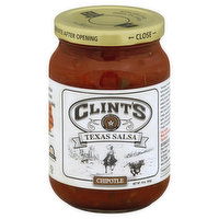 Clint's Salsa, Texas, Chipotle, 16 Ounce