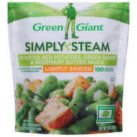 Green Giant Simply Steam Roasted Red Potatoes, Green Beans & Rosemary Butter Sauce, Lightly Sauced, 10 Ounce