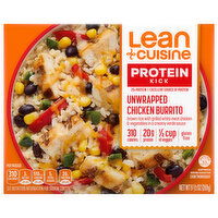 Lean Cuisine Protein Kick Burrito, Unwrapped, Chicken, 9.5 Ounce