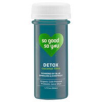 So Good So You Probiotic Juice Shot, Coconut Lime, Detox, 1.7 Fluid ounce