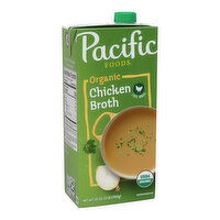 Pacific Foods Organic Free Range Chicken Broth, 32 Ounce