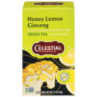 Celestial Seasonings Green Tea, Honey Lemon Ginseng, 20 Each