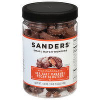 Sanders Sea Salt Caramel Pecan Clusters, Milk Chocolate, 18 Ounce