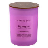 Aromascape Candle, Lavender Vanilla, Harmony, 1 Each