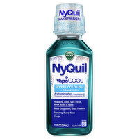 Vicks Severe + VapoCool Vicks NyQuil SEVERE VapoCOOL Cold & Flu, Liquid Medicine, 12 Oz, 12 Ounce