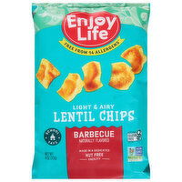 Enjoy Life Lentil Chips, Barbecue, Light & Airy, 4 Ounce