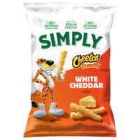 Simply Cheetos Crunchy Cheese Flavored Snacks, White Cheddar Flavored, 8.5 Ounce